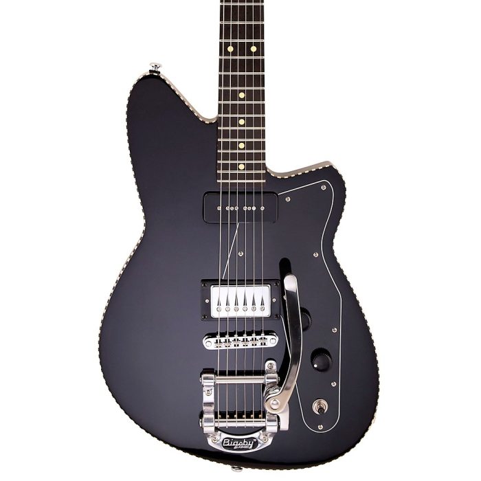 Reverend Rick Vito Soul Agent Electric Guitar Midnight Black