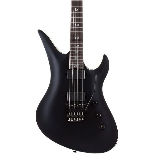 Schecter Guitar Research Avenger FR SLS Elite Evil Twin Electric Guitar Satin Black