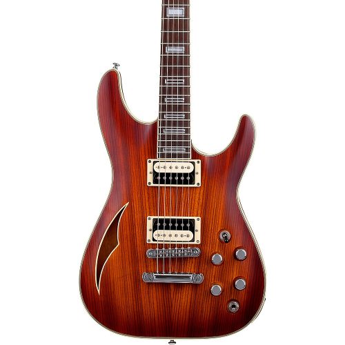 Schecter Guitar Research C-1 EA Classic Semi-Hollow Electric Guitar Faded Vintage Sunburst