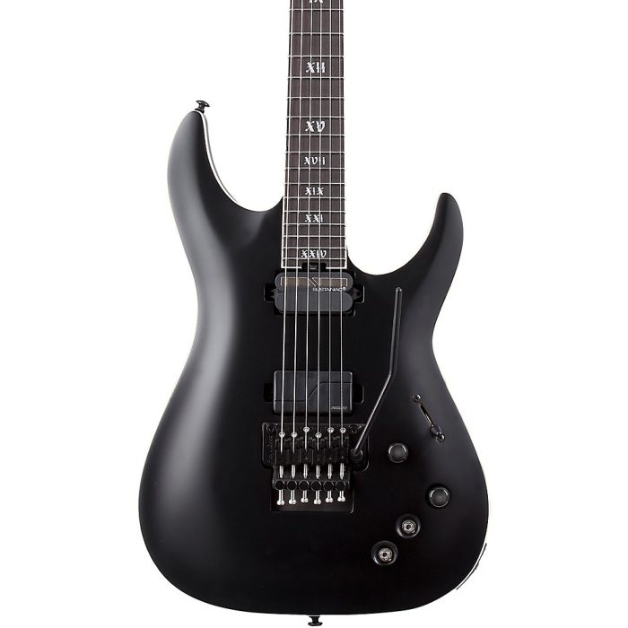 Schecter Guitar Research C-1 FR-S SLS Elite Evil Twin Electric Guitar Satin Black