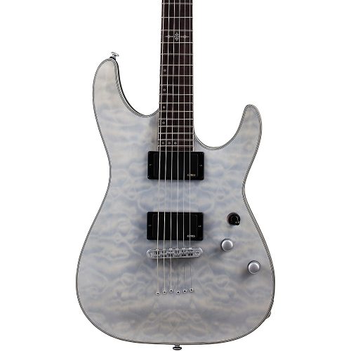 Schecter Guitar Research C-1 Platinum Electric Guitar Transparent White Satin