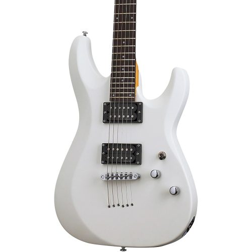 Schecter Guitar Research C-6 Deluxe Electric Guitar Satin White