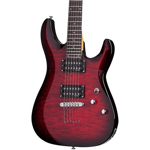 Schecter Guitar Research C-6 Plus Electric Guitar Transparent Cherry Burst
