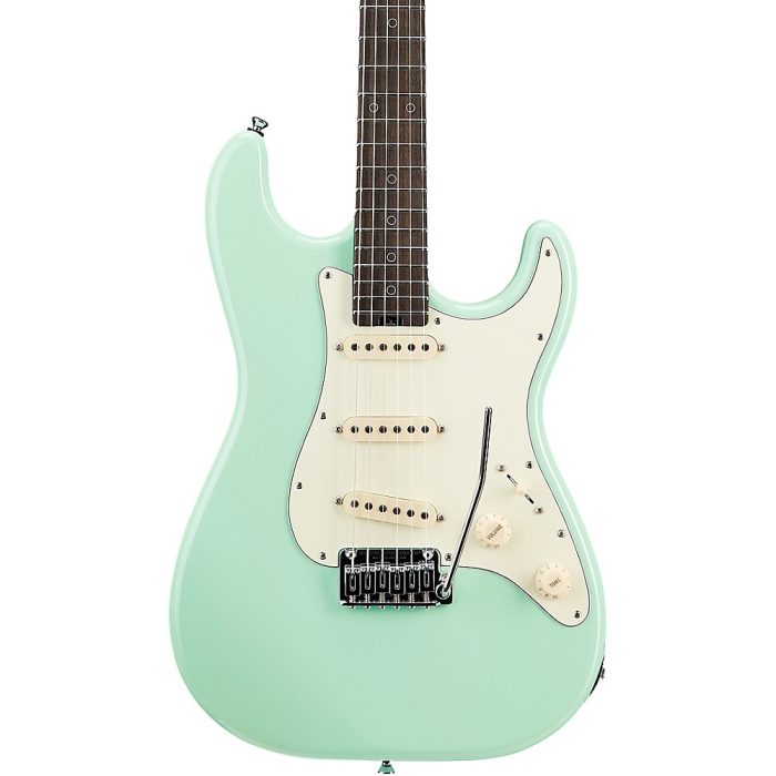 Schecter Guitar Research Custom Shop Nick Johnston Traditional Electric Guitar Atomic Green Mint Green Pickguard
