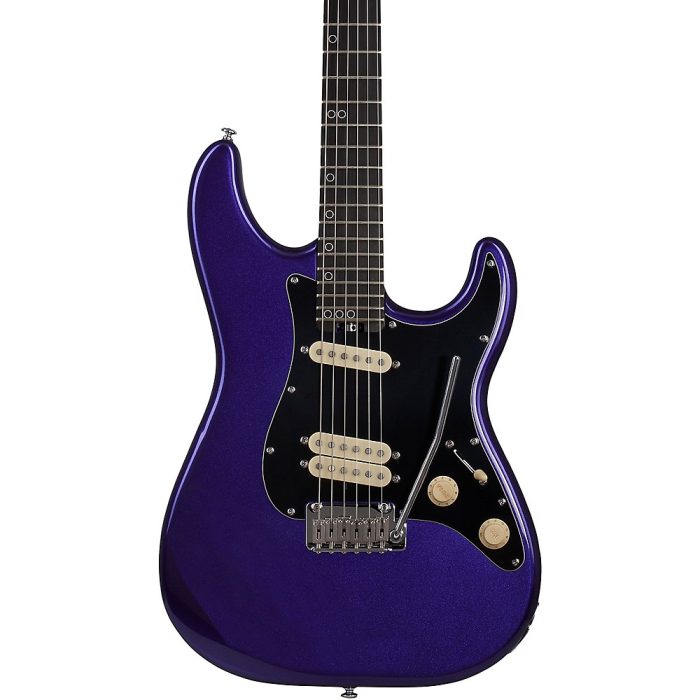 Schecter Guitar Research MV-6 Electric Guitar Metallic Purple