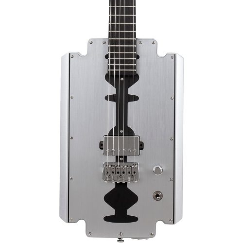 Schecter Guitar Research Machine Gun Kelly Razor Blade Electric Guitar Metallic Silver