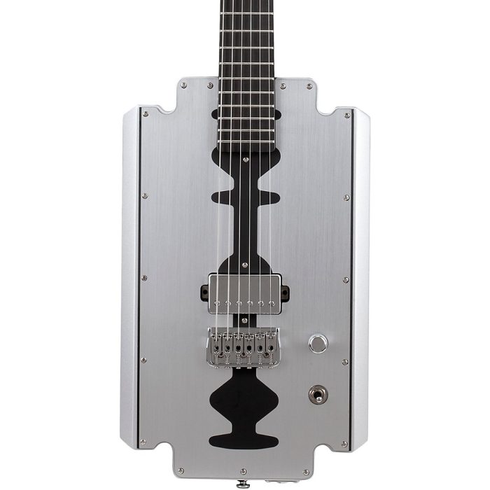 Schecter Guitar Research Machine Gun Kelly Razor Blade Electric Guitar Metallic Silver