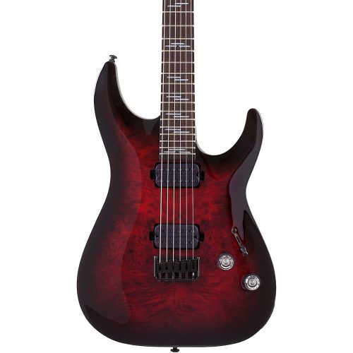 Schecter Guitar Research Omen Elite-6 Electric Guitar Black Cherry Burst