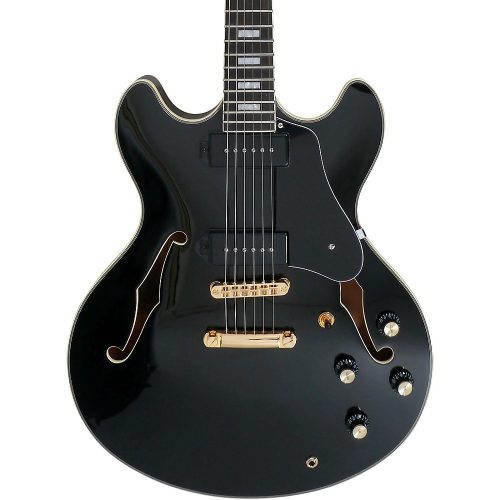 Sire H7V Hollowbody Electric Guitar Black