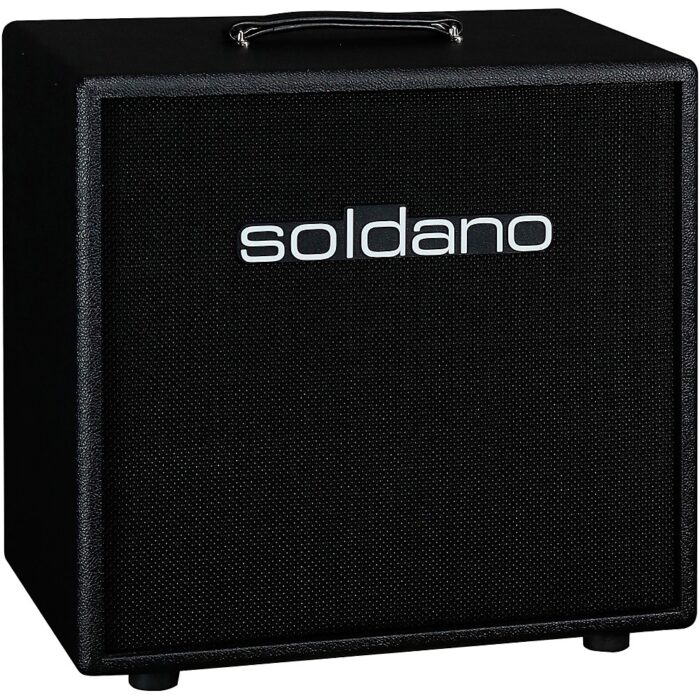 "Soldano 1x12"" Closed-Back Cab Black Grille Black"