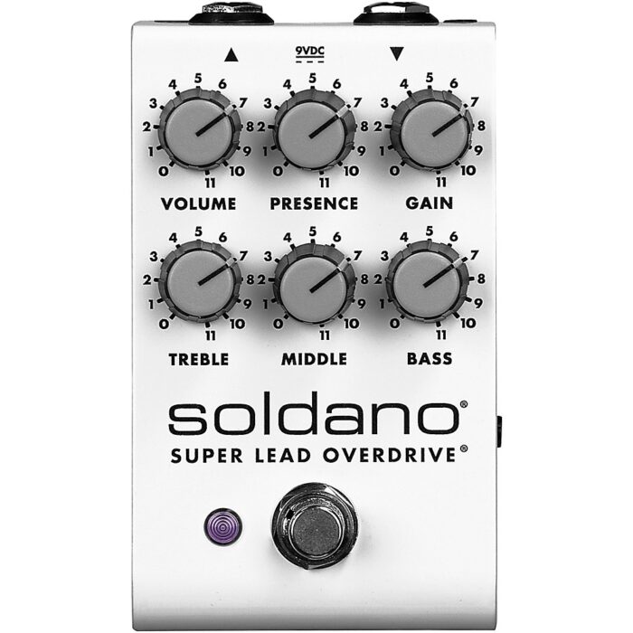 Soldano Super Lead Overdrive Effects Pedal White