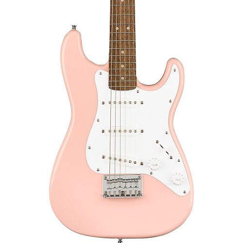 Squier Affinity Mini Stratocaster V2 Electric Guitar Shell Pink
