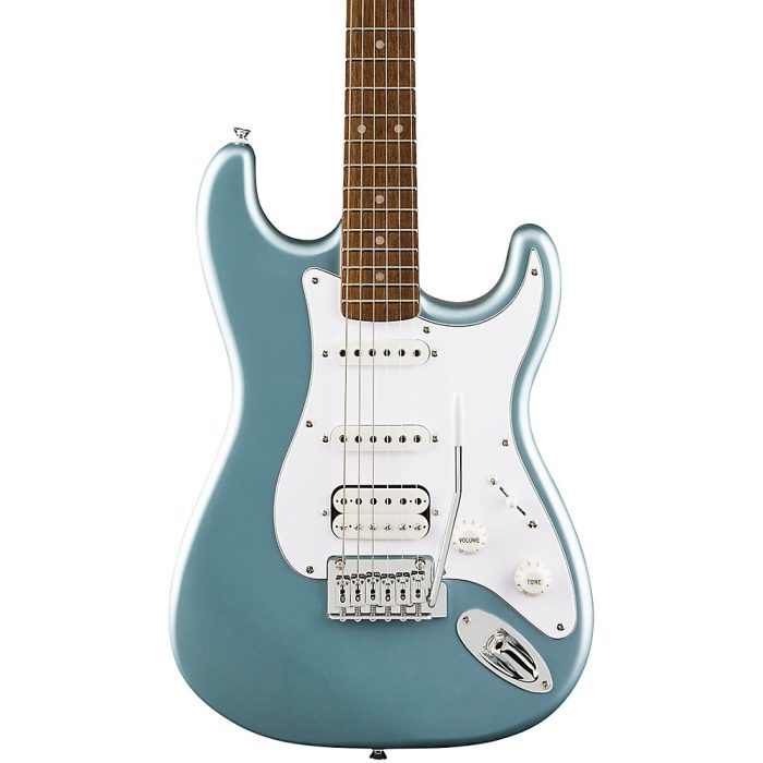 Squier Affinity Series Stratocaster Junior HSS Electric Guitar Ice Blue Metallic