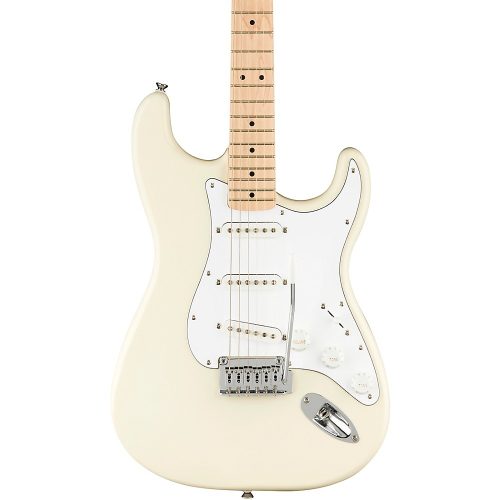 Squier Affinity Series Stratocaster Maple Fingerboard Electric Guitar Olympic White