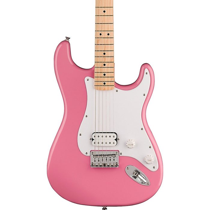 Squier Sonic Stratocaster HT H Maple Fingerboard Electric Guitar Flash Pink