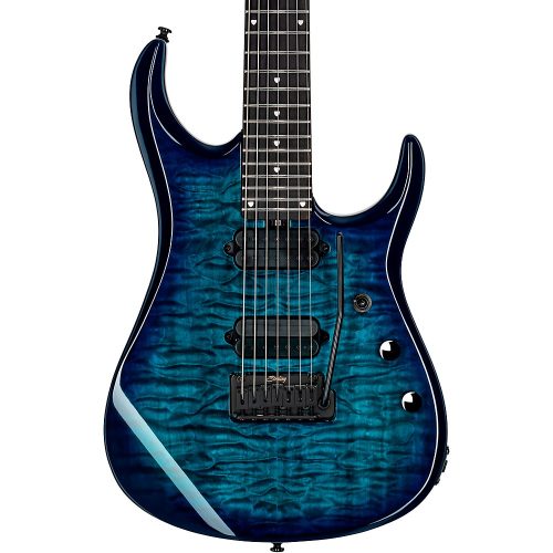 Sterling by Music Man JP157D John Petrucci Signature With DiMarzio Pickups 7-String Electric Guitar Cerulean Paradise