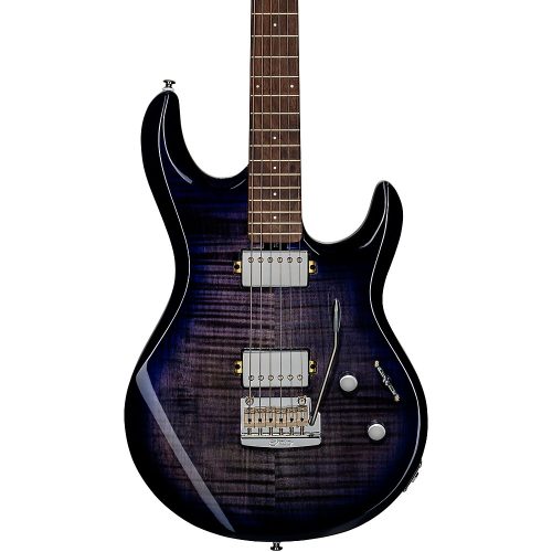 Sterling by Music Man Luke Flame Maple Electric Guitar Blueberry Burst