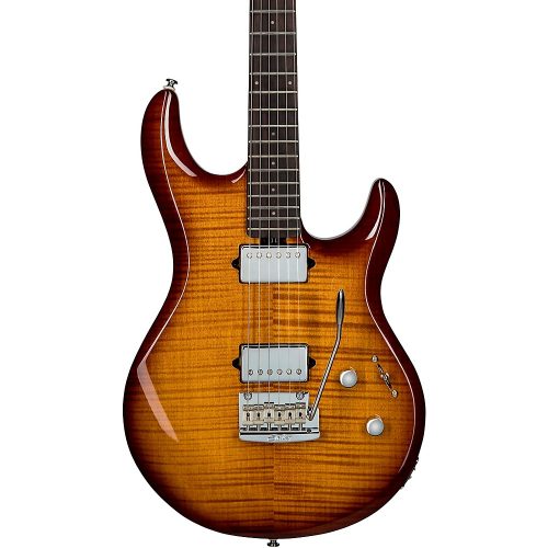 Sterling by Music Man Luke Flame Maple Electric Guitar Hazel Burst