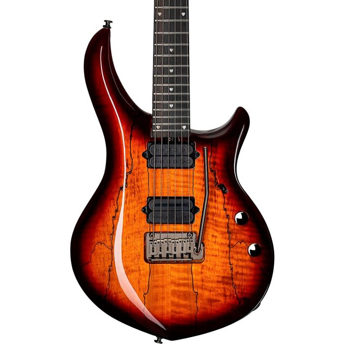 Sterling by Music Man Majesty with DiMarzio Pickups Electric Guitar Blood Orange Burst