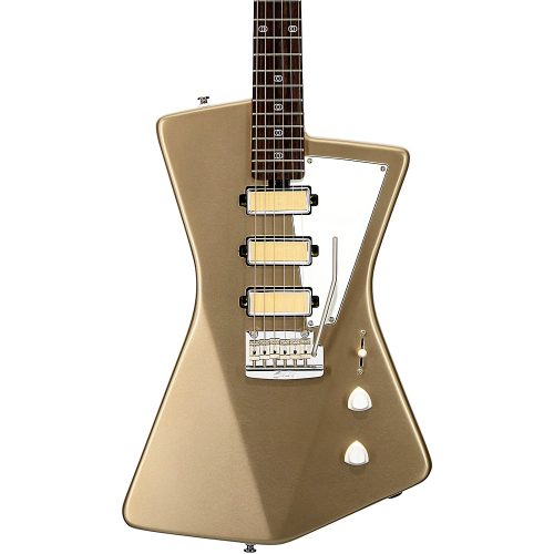 Sterling by Music Man St. Vincent Goldie Electric Guitar Cashmere