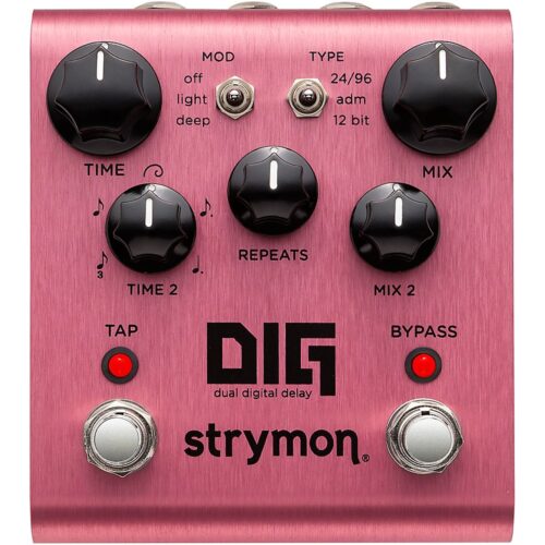 Strymon DIG Dual Digital Delay Effects Pedal Pink