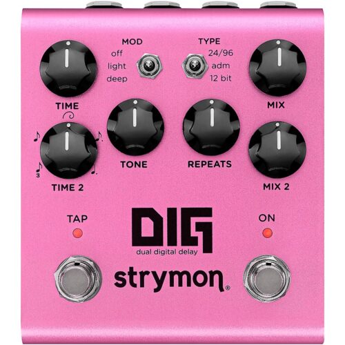 Strymon DIG V2 Dual Digital Delay Effects Pedal Pink