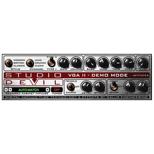 Studio Devil Virtual Guitar Amp II Software Download