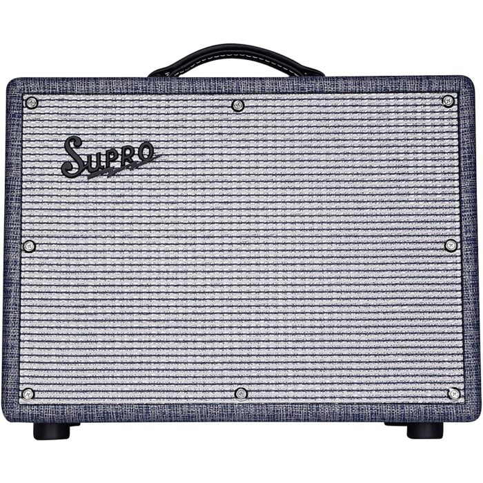Supro 1970RK Keeley Custom 25W Tube Guitar Combo Amplifier Blue