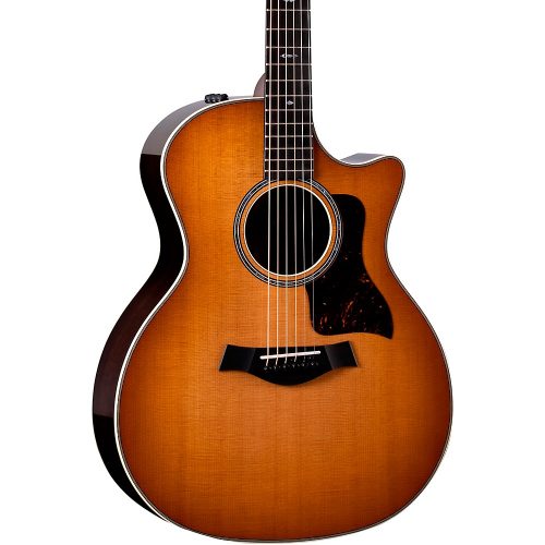 Taylor 2021 714ce Walnut Limited-Edition V-Class Grand Auditorium Acoustic-Electric Guitar Shaded Edge Burst