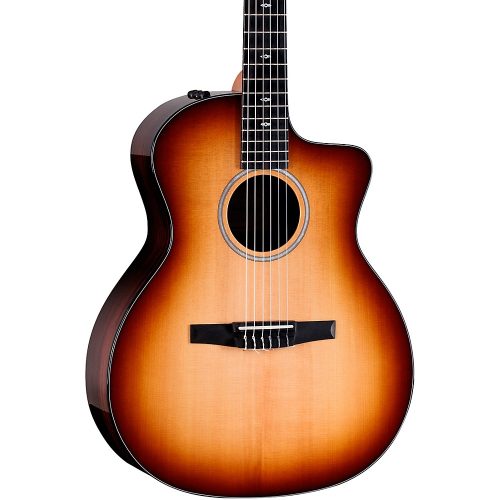 Taylor 214ce-N Plus Sunset Boulevard Nylon-String Grand Auditorium Acoustic-Electric Guitar Sunset Edgeburst