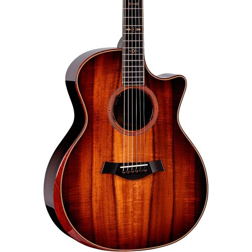 Taylor Custom Hawaiian Koa-Indian Rosewood Grand Auditorium Acoustic-Electric Guitar Shaded Edge Burst