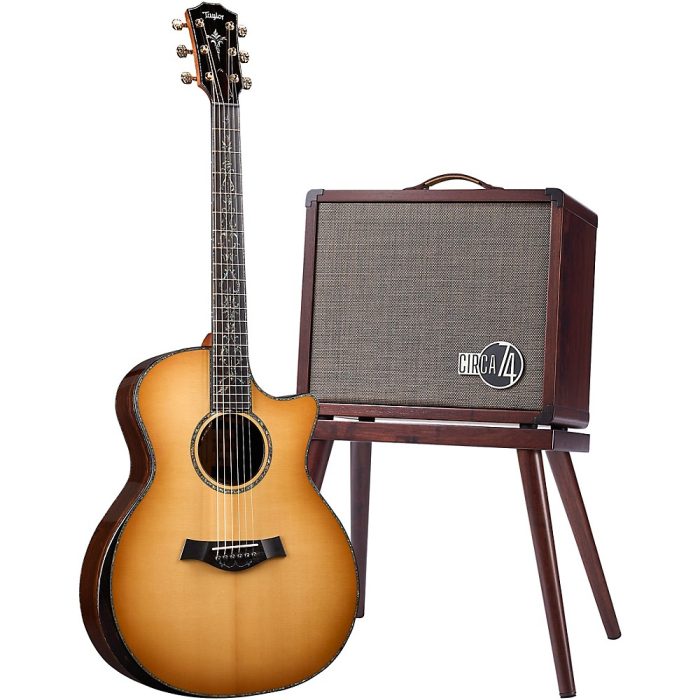 Taylor PS14c Brazilian Rosewood 50th Anniversary Limited-Edition Grand Auditorium Acoustic-Electric Guitar with matching Circa 74 Amp Honey Sunburst
