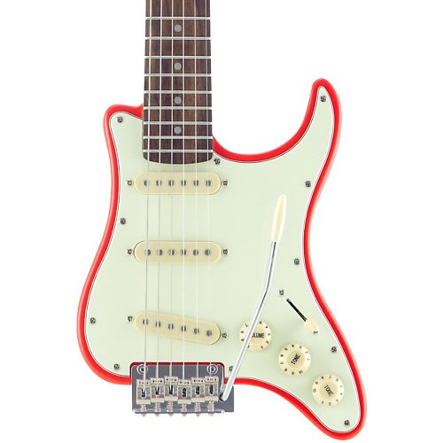 Traveler Guitar Travelcaster Deluxe Electric Travel Guitar Fiesta Red