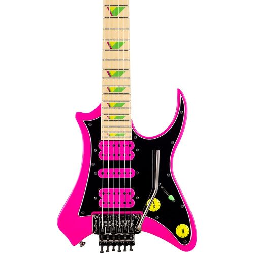 Traveler Guitar Vaibrant 88 Deluxe Electric Guitar Hot Pink