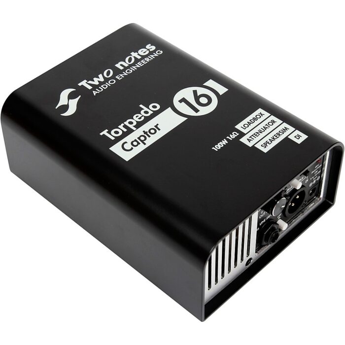 Two Notes AUDIO ENGINEERING Torpedo Captor Loadbox/Attenuator/DI Black 16 Ohm