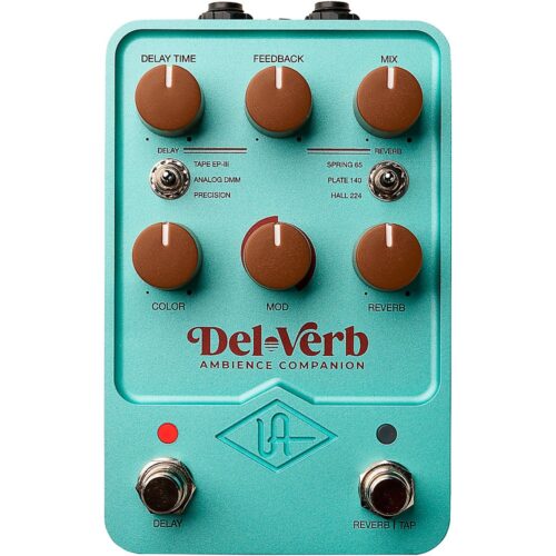 Universal Audio UAFX Del-Verb Ambience Companion Effects Pedal Turquoise