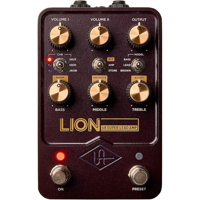 Universal Audio UAFX Lion '68 Super Lead Amp Effects Pedal Purple