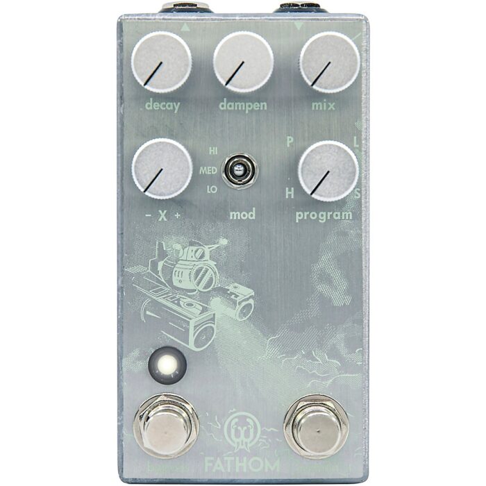 Walrus Audio Fathom Multi-Function Reverb Effects Pedal Platinum