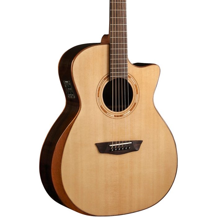 Washburn G20SCE Comfort 20 Series Grand Auditorium Cutaway Acoustic-Electric Guitar Natural