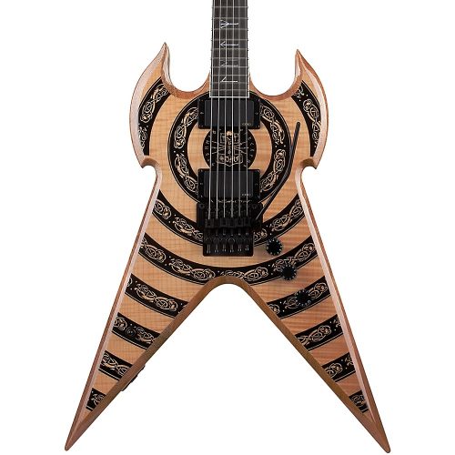 Wylde Audio Warhammer FR Norse Dragon Bullseye Electric Guitar Rawtop