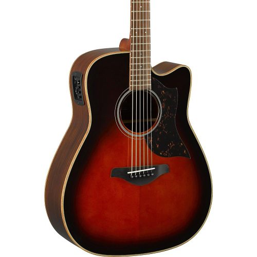 Yamaha A-Series A1R Cutaway Dreadnought Acoustic-Electric Guitar Tobacco Sunburst