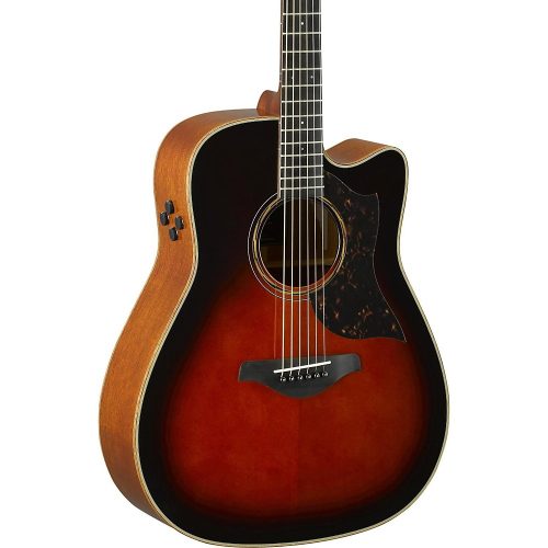 Yamaha A-Series A3M Dreadnought Cutaway Acoustic-Electric Guitar Tobacco Brown Sunburst