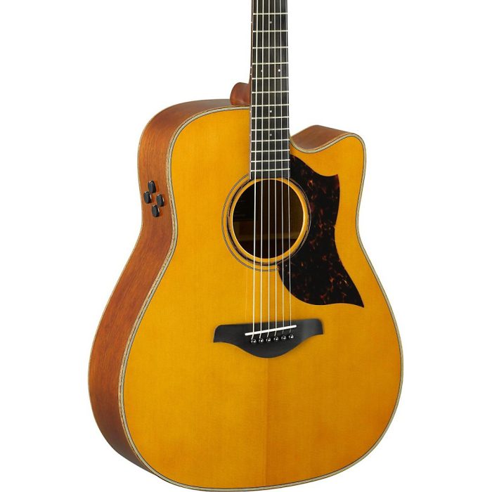Yamaha A-Series A3M Dreadnought Cutaway Acoustic-Electric Guitar Vintage Natural
