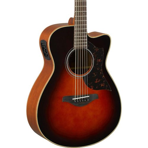 Yamaha A-Series AC1M Cutaway Concert Acoustic-Electric Guitar Tobacco Sunburst