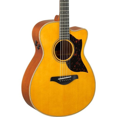 Yamaha A-Series AC3M Cutaway Concert Acoustic-Electric Guitar Vintage Natural