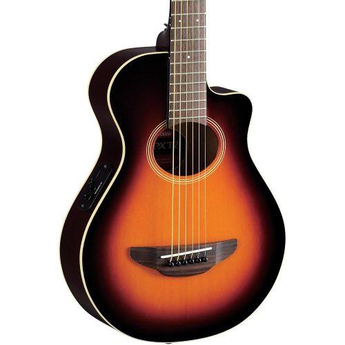 Yamaha APXT2 3/4 Thinline Acoustic-Electric Cutaway Guitar Old Violin Sunburst