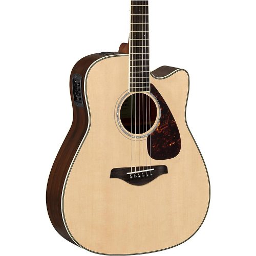 Yamaha FGX830C Folk Acoustic-Electric Guitar Natural