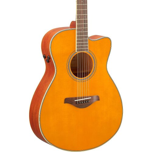 Yamaha FSC-TA TransAcoustic Concert Cutaway Acoustic-Electric Guitar Vintage Tint