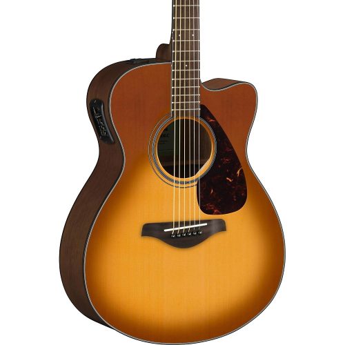 Yamaha FSX800C Small-Body Acoustic-Electric Guitar Sand Burst
