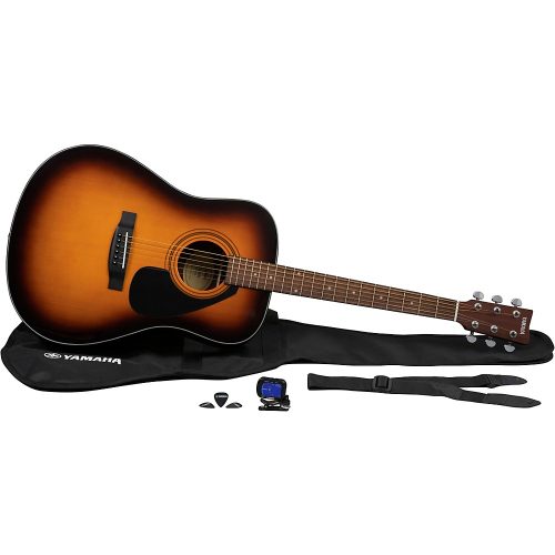 Yamaha GigMaker Acoustic Guitar Pack Tobacco Brown Sunburst